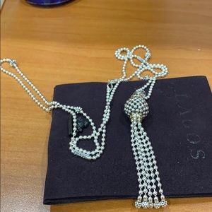 Tassel necklace. Great over chunky sweaters!!